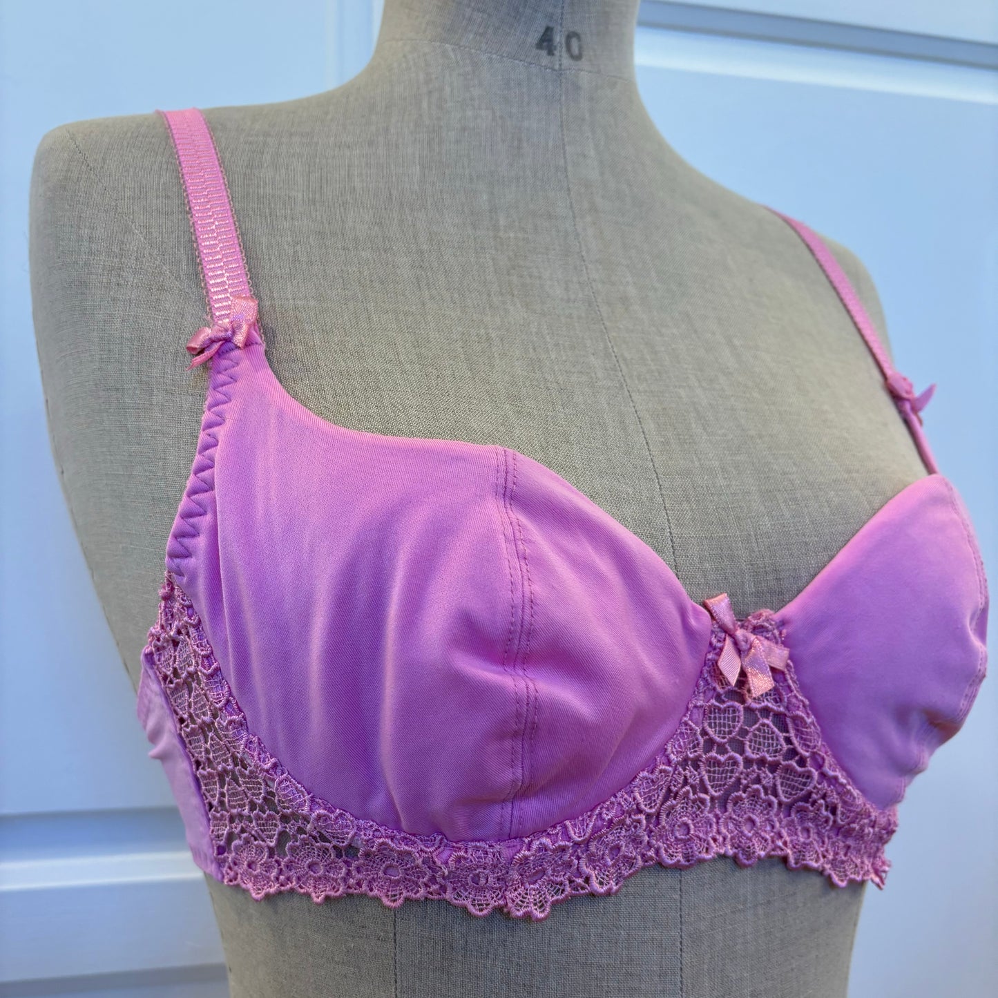 Pink Heart Bra (75B)