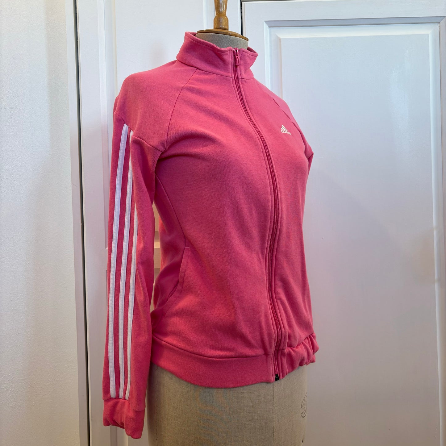 Adidas Pink Tracksuit Jacket (S)