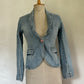 Beaded Denim Blazer (XS)