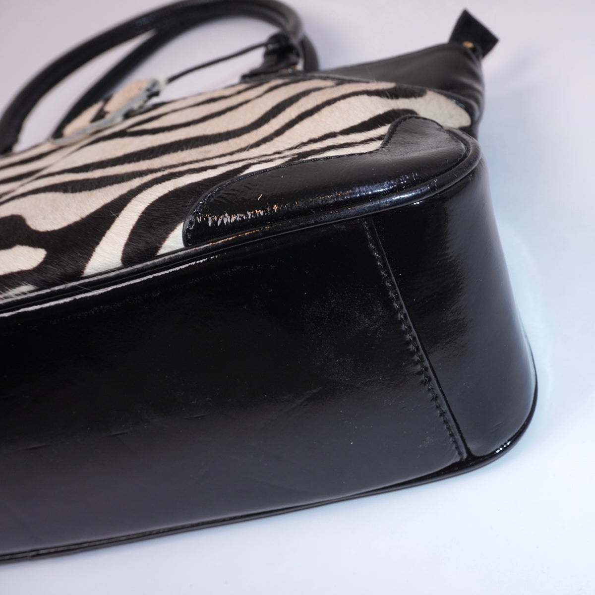 Zebra Calfhair Purse