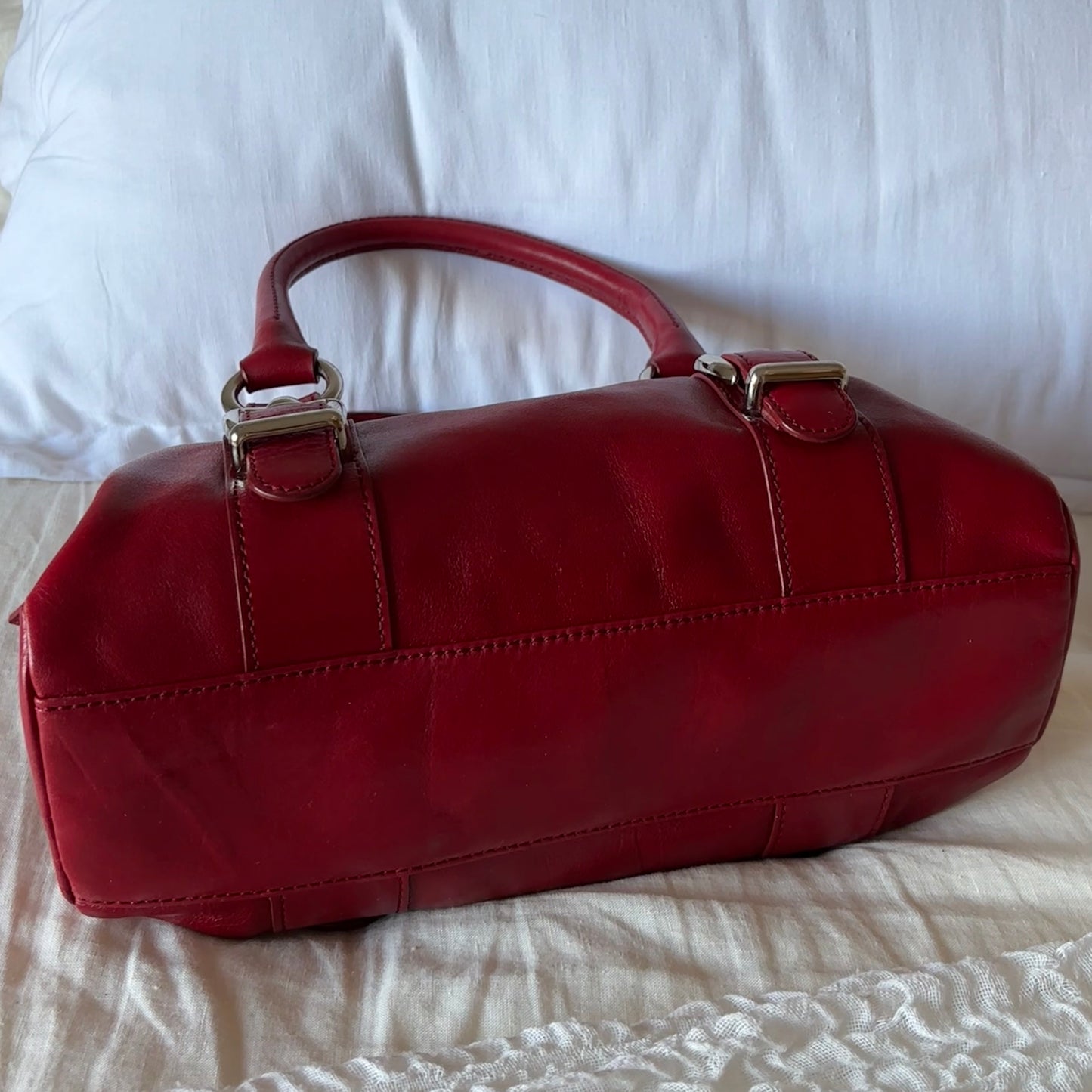 Red Leather Purse