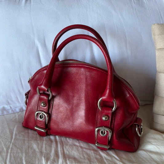 Red Leather Purse