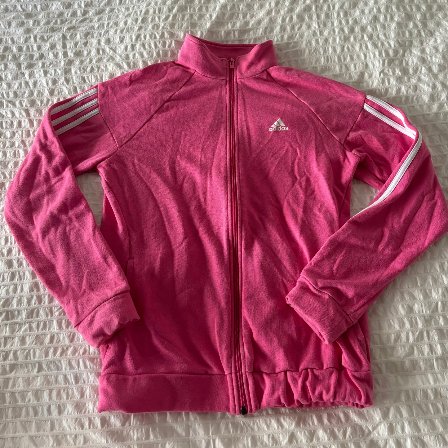 Adidas Pink Tracksuit Jacket (S)