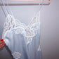 Satin Lace Maxi Dress (XS)