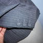 Pinstripe Wool Blazer (XS)