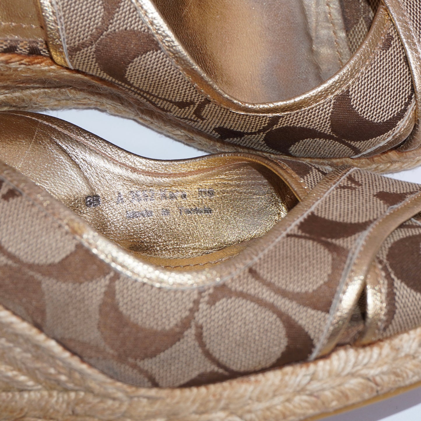 Coach Monogram Wedges (38)