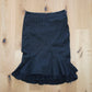 Pinstripe Ruffle Skirt (XS)