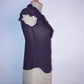 Silk ruffle top (S)