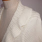 Creme Ruffle Cardigan (M)