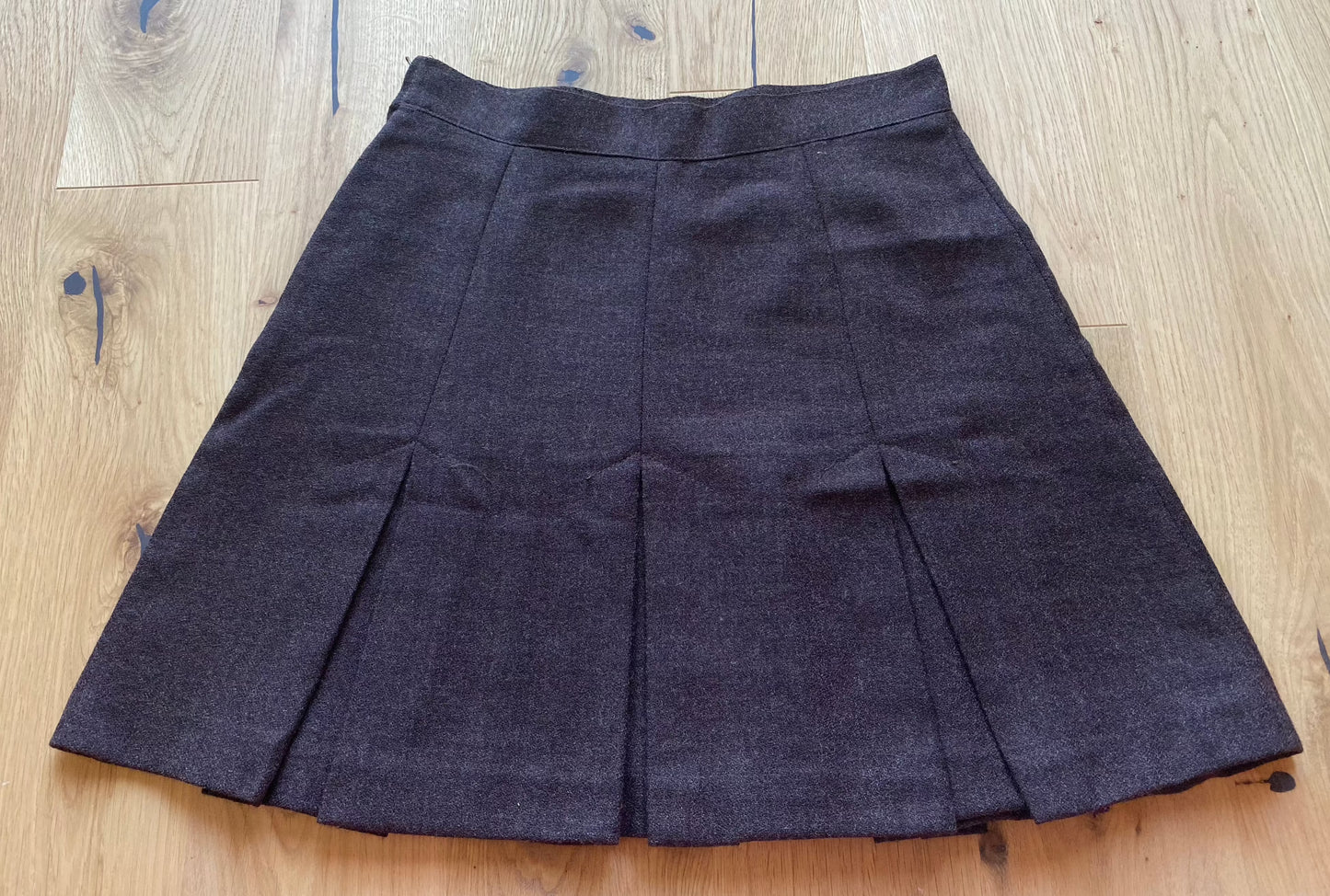 Brown Pleated Skirt (XS/S)