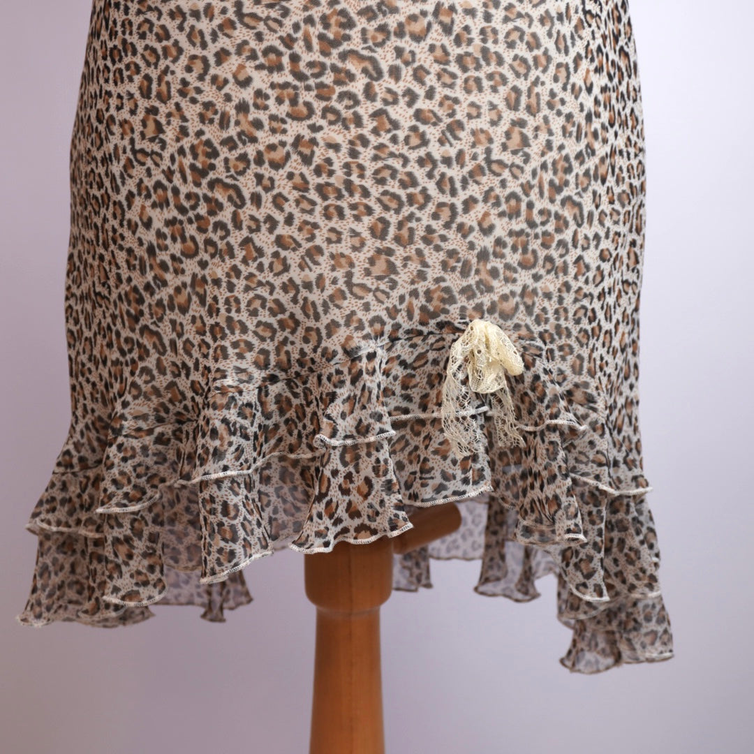 Leopard Slip Dress (M)