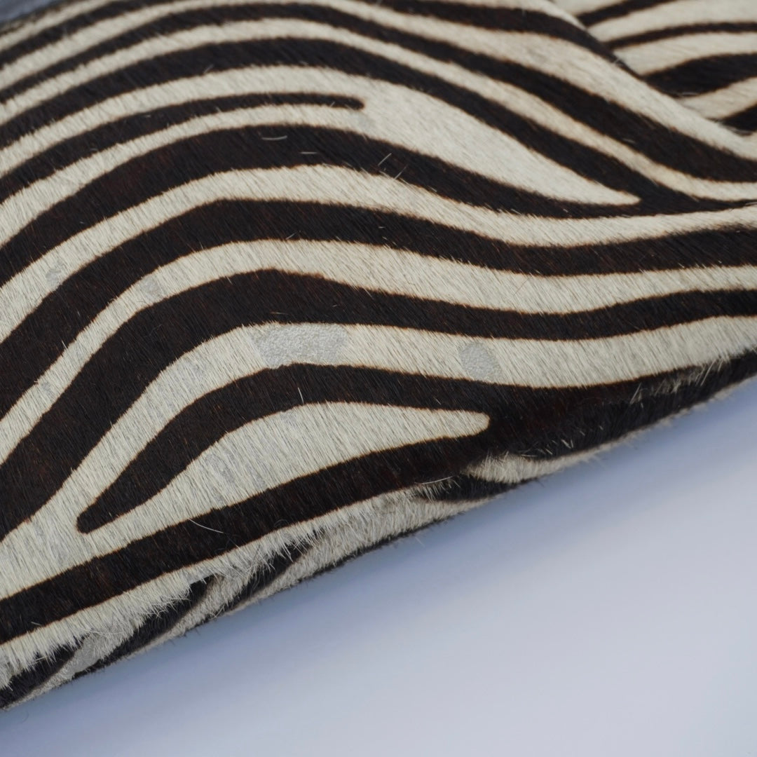 Zebra Haircalf Purse