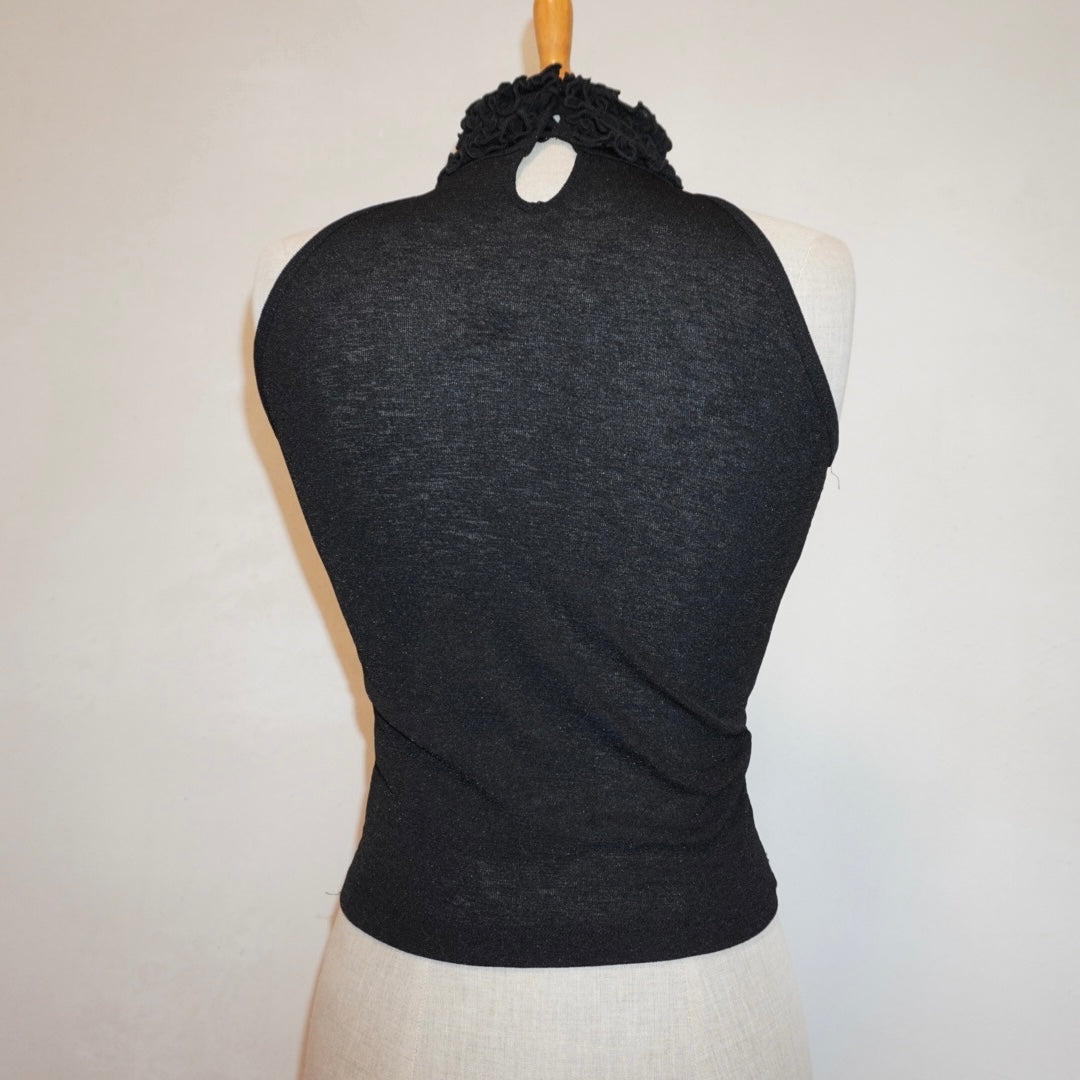 Ruffle Neck Top (S)