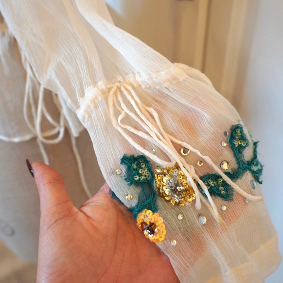 Silk Sequin Top (S)
