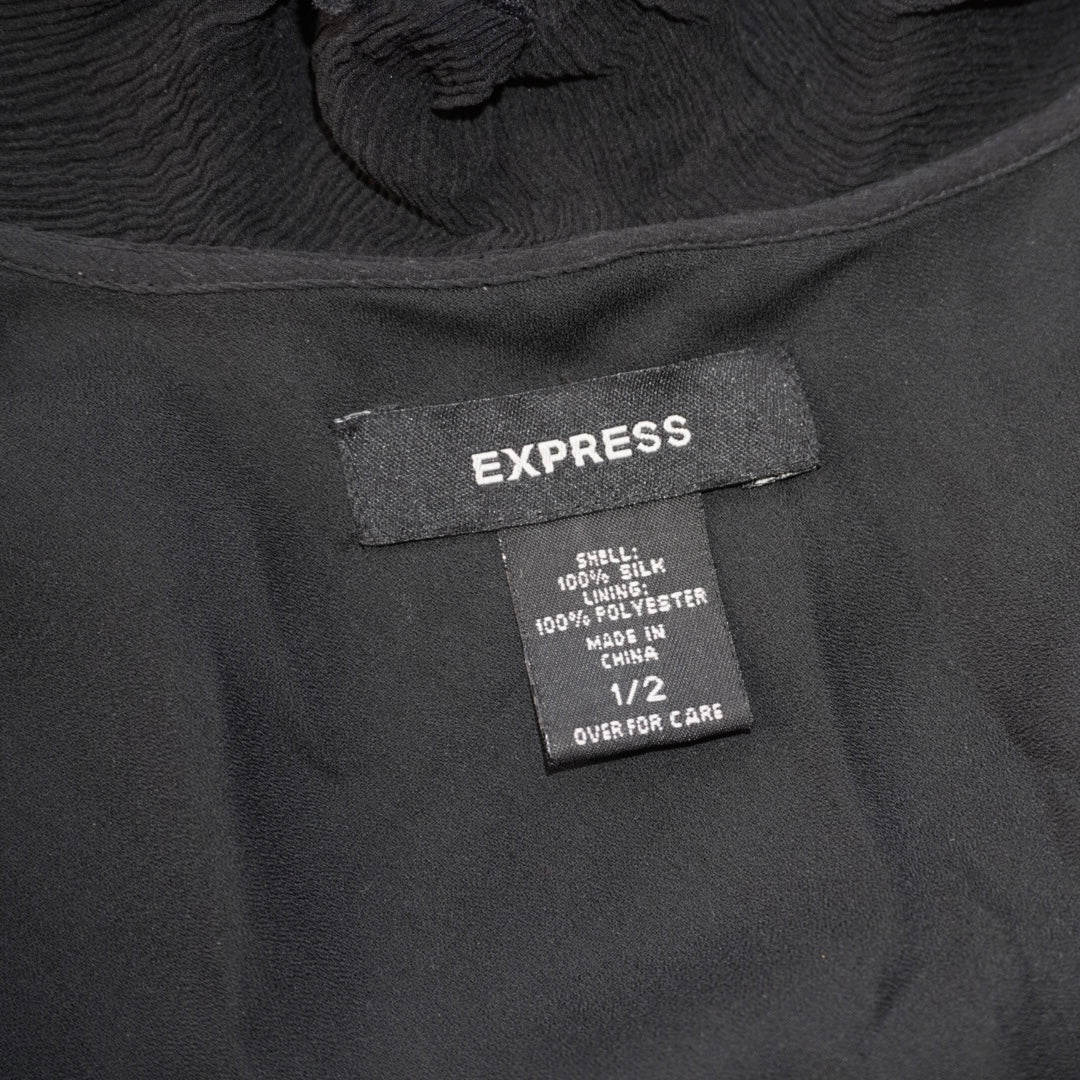 Silk Ruffle Dress (XS)