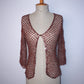 5 Sequin Crochet Cardigan (M)