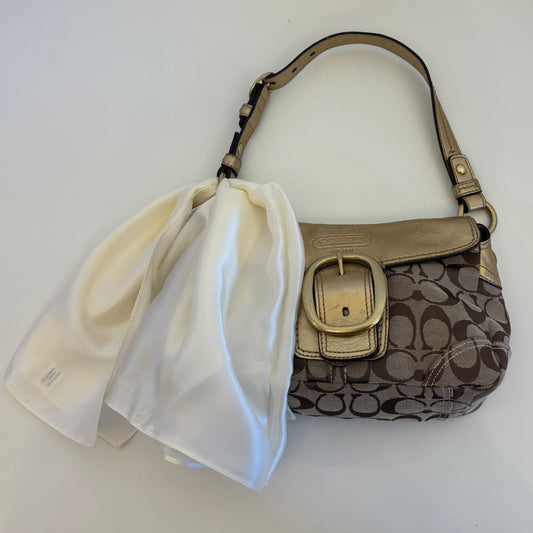 Silk Scarf Creme