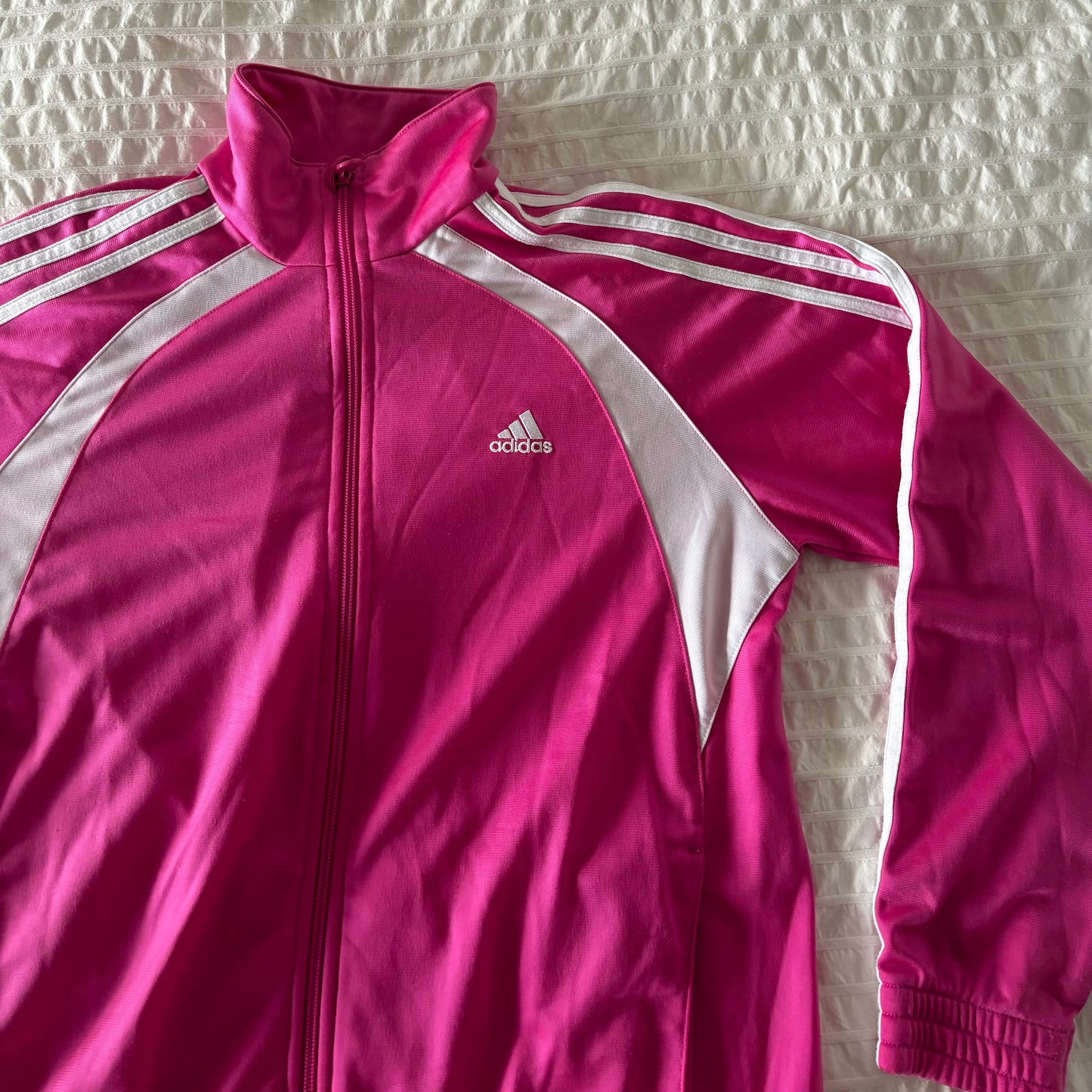 Adidas Pink Tracksuit Jacket (S)