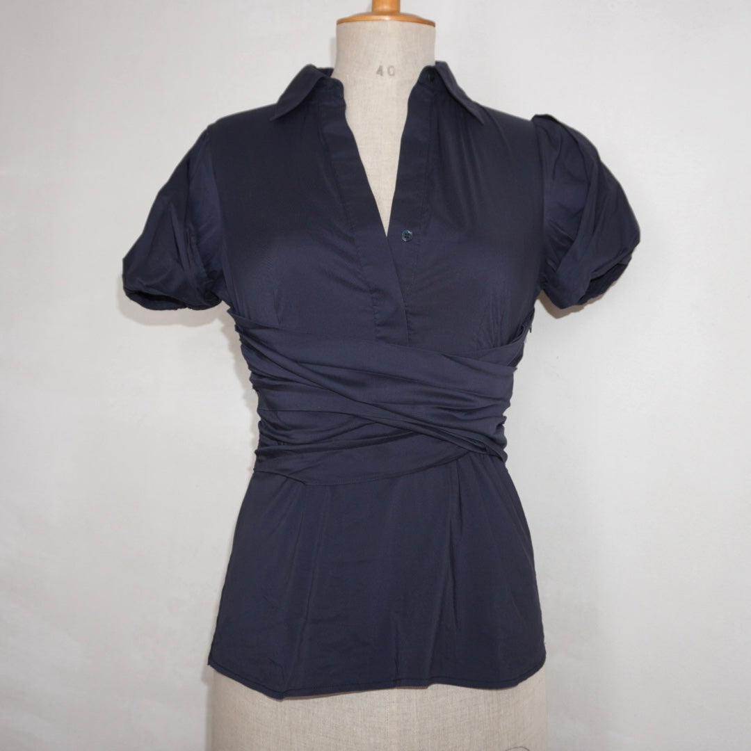 BCBG Wrap Blouse (S)