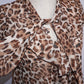 Leopard Ruffle Top (L)