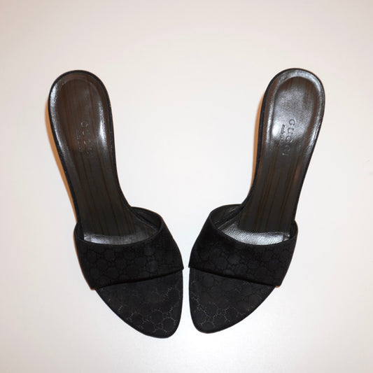 Gucci Monogram Mules