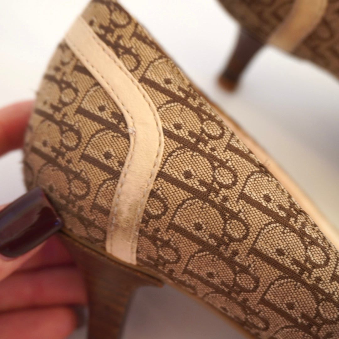 Dior Monogram Heels (38)