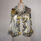 Pleated Ruffle Blouse (M)