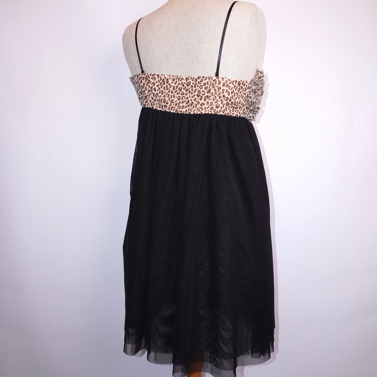 Leopard Ruffle Dress (S)