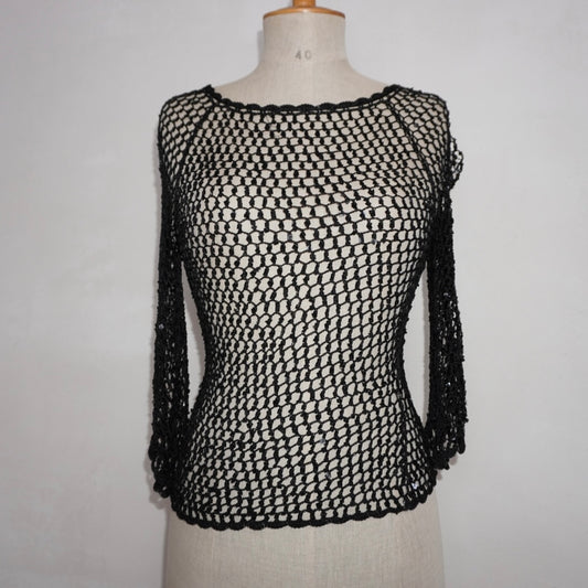 Sequin Crochet Top (S)