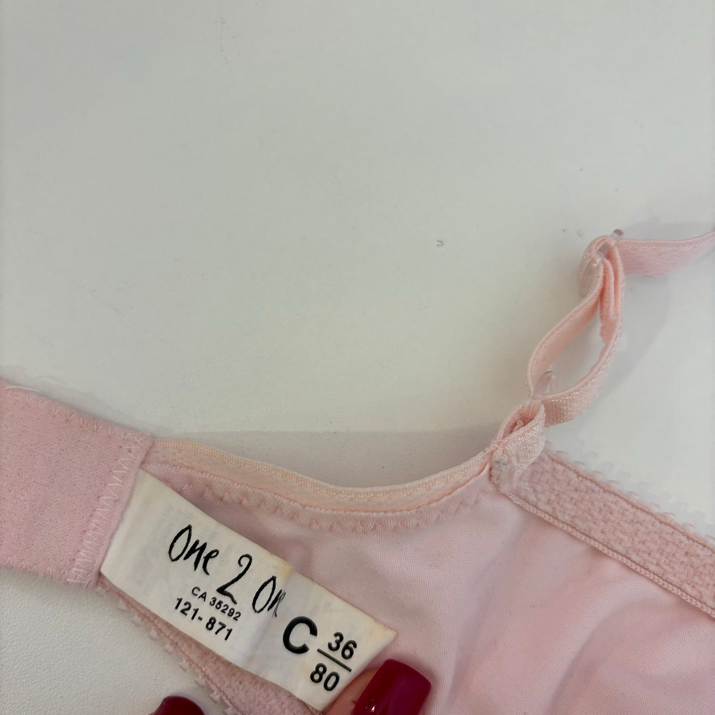 Pink Lace Bra (80C)