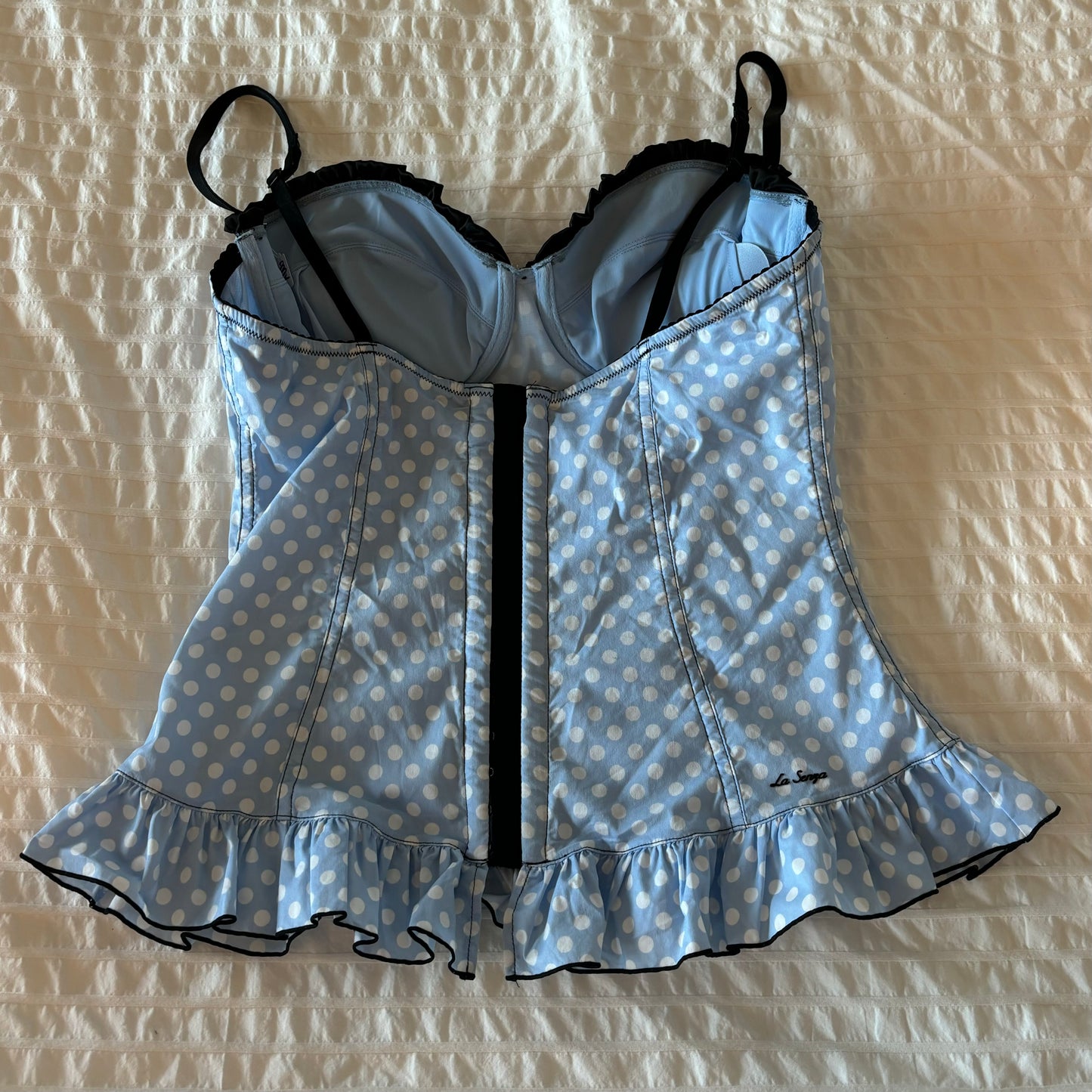 Polkadot Bustier Top (M)