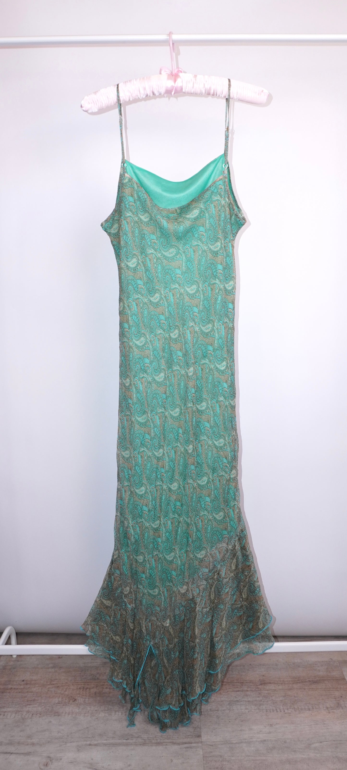 Silk Paisley dress (M)