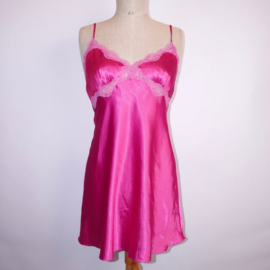 Satin slip dress (S)