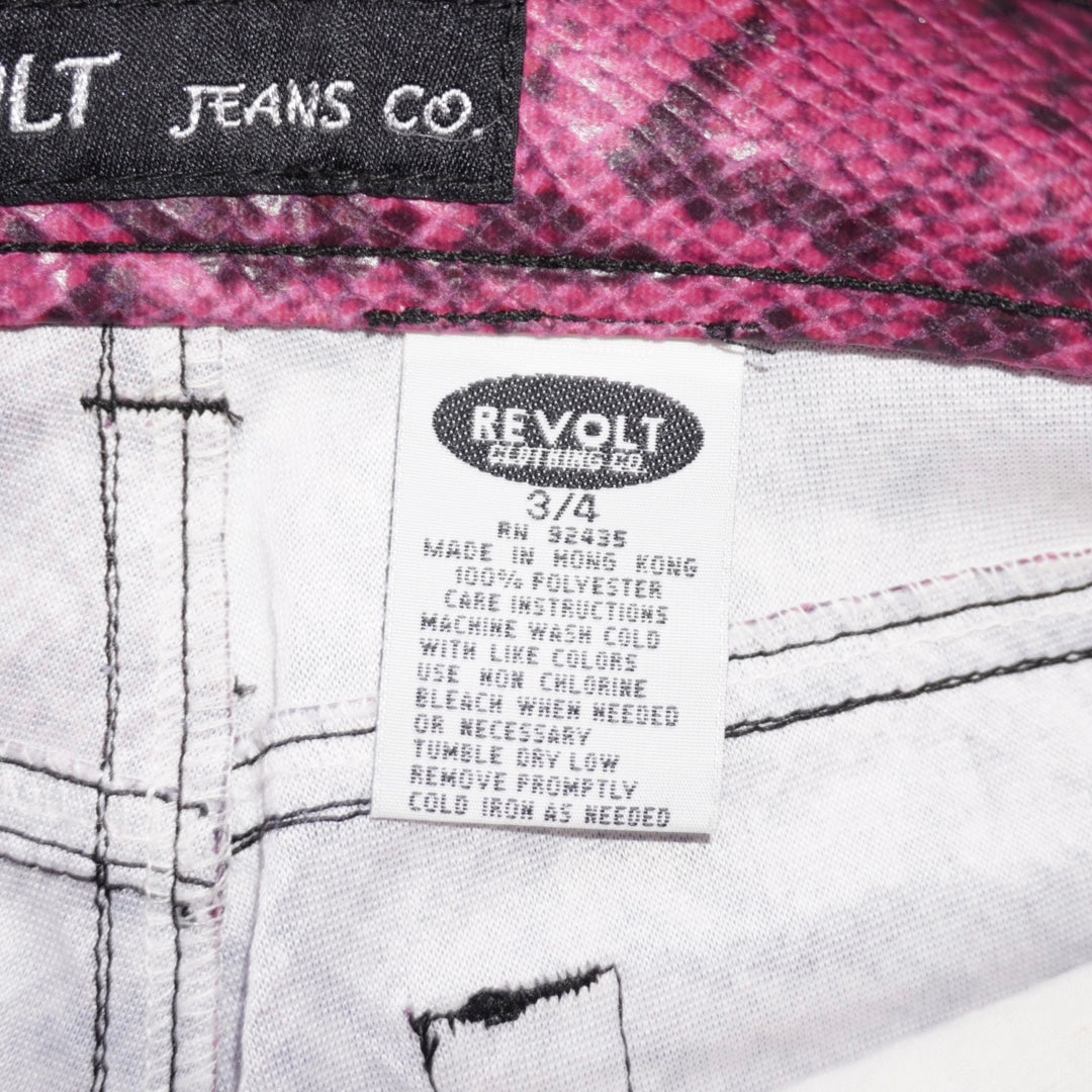 Snakeskin Print Trousers (XS)