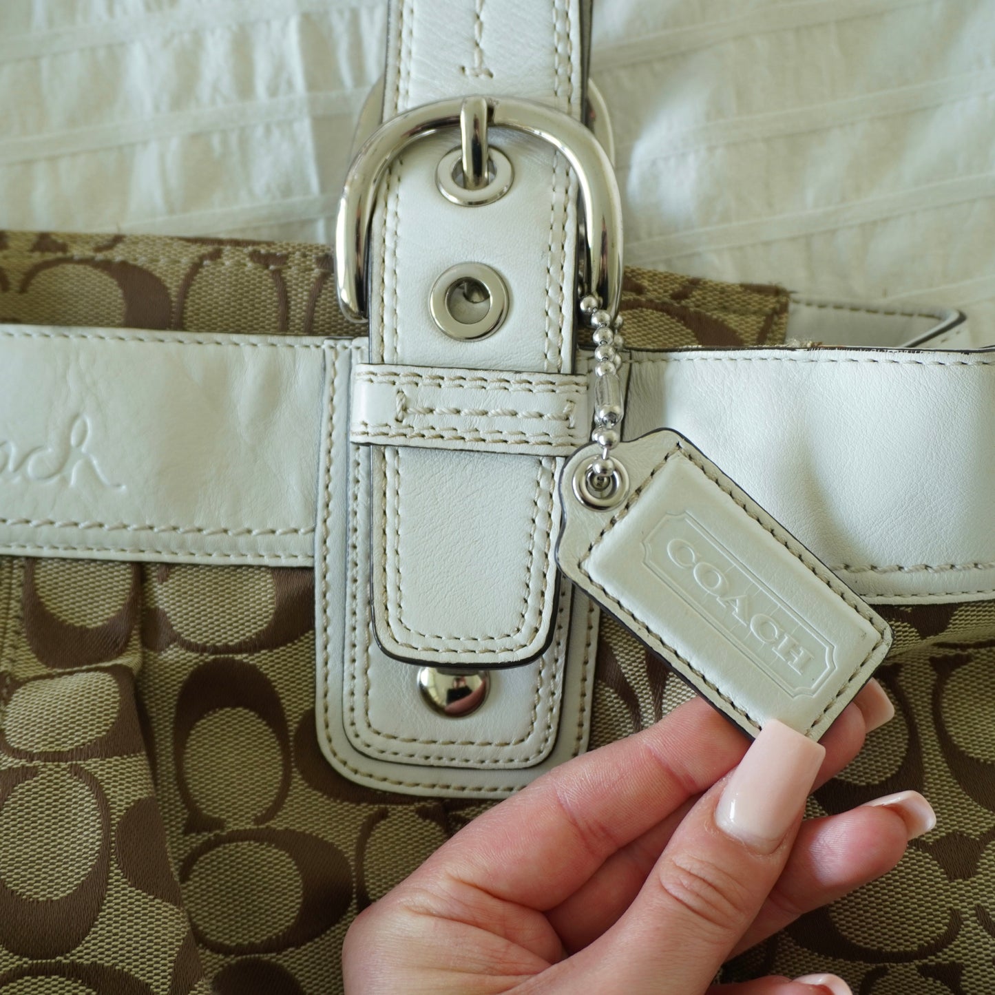 Coach Monogram Tote Purse