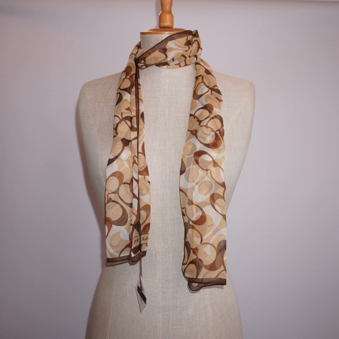 Coach Silk Scarf