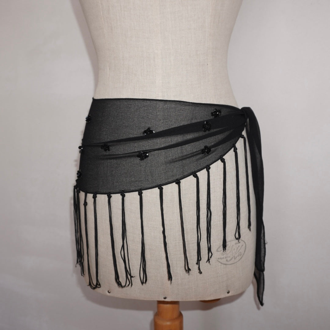 Sequin Tassle Scarf