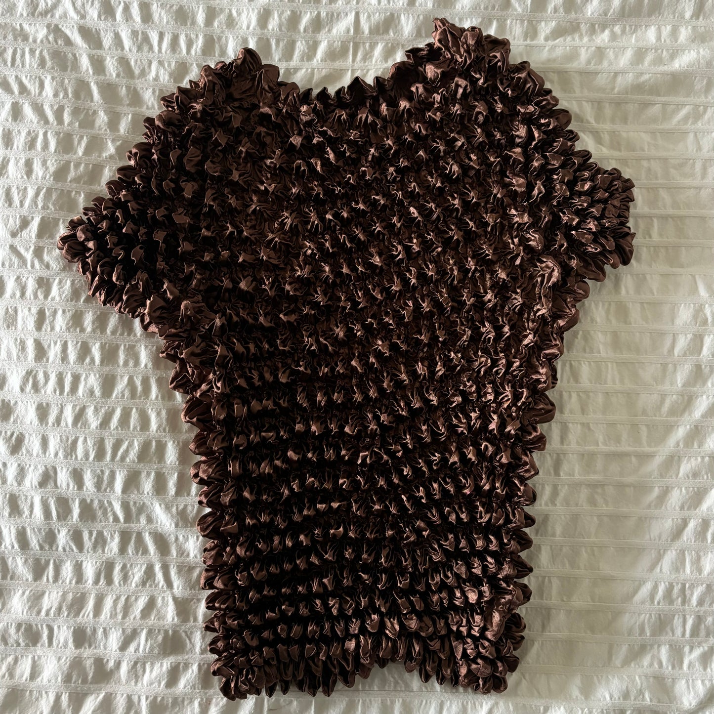 Brown Popcorn Top (One Size)