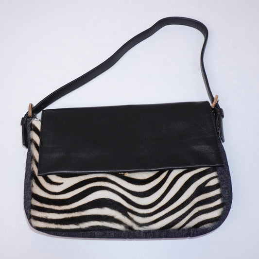 Zebra Calfhair Purse