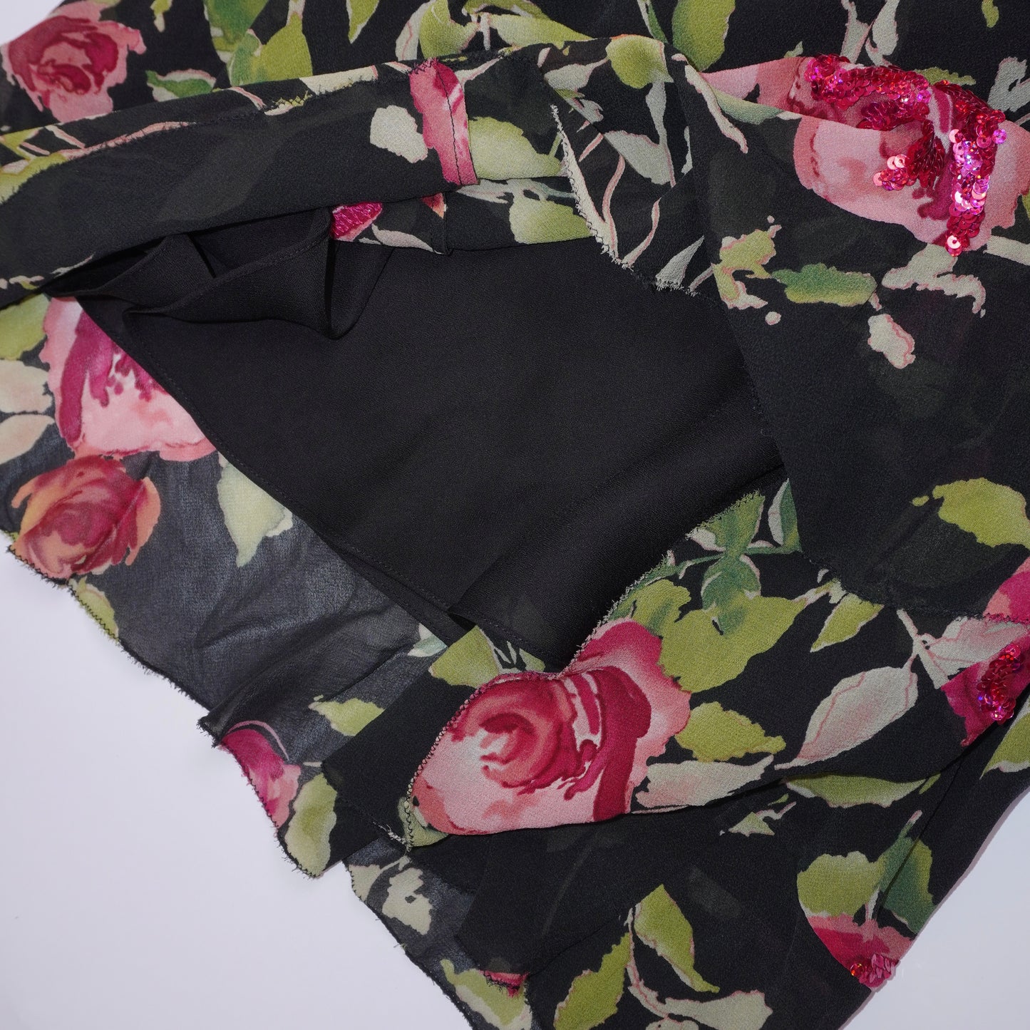 Silk Maxi Dress (M)