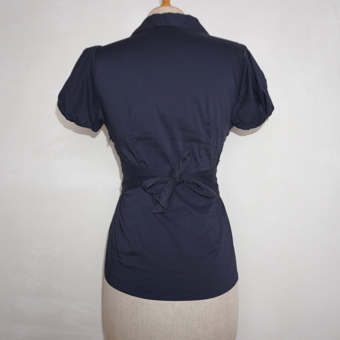 BCBG Wrap Blouse (S)