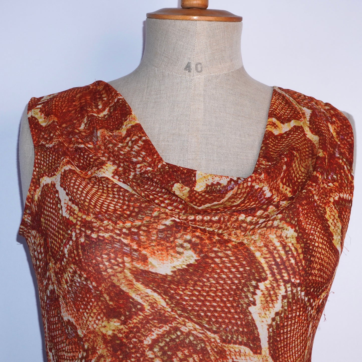 Snakeskin Print Top (S)