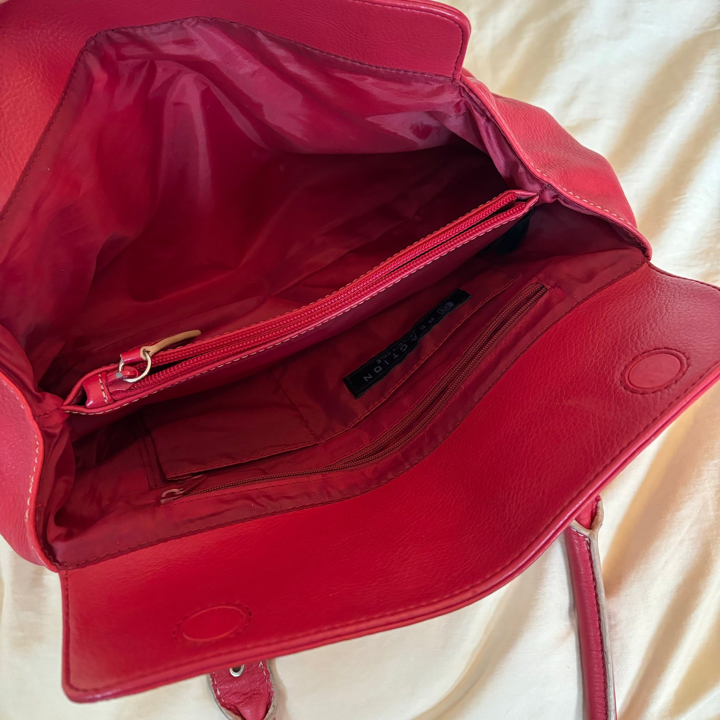 Red Leather Purse