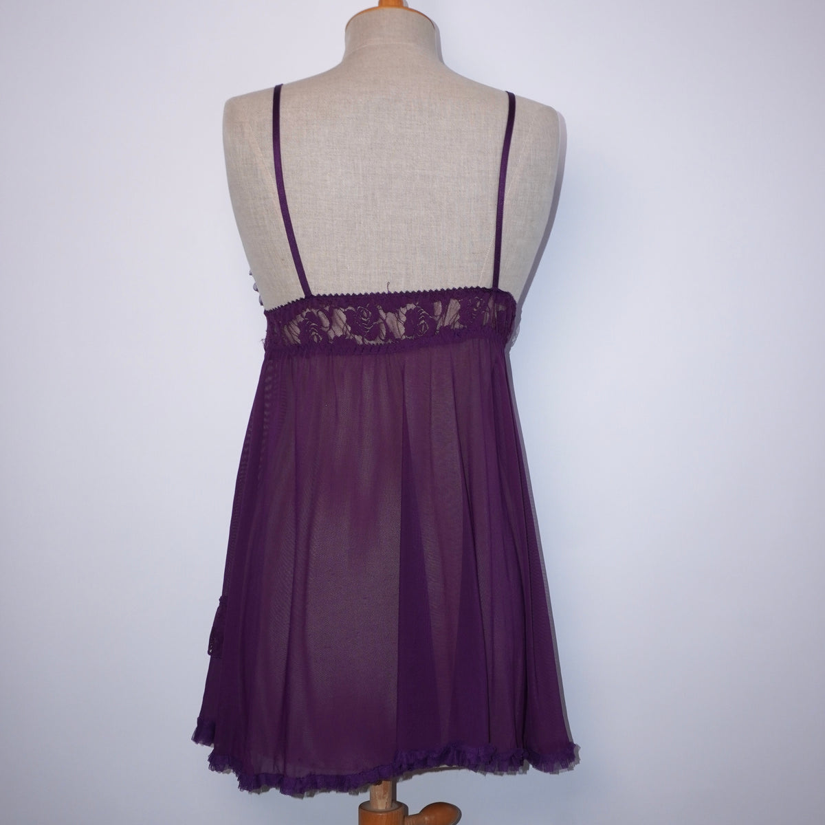 Ruffle Mesh Babydoll (M)