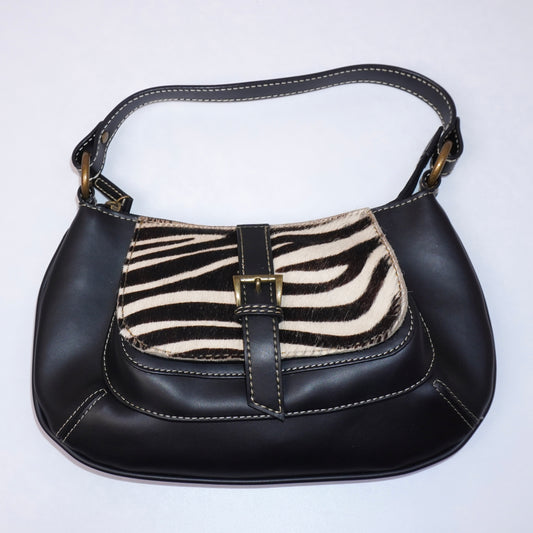 Zebra Calfhair Purse