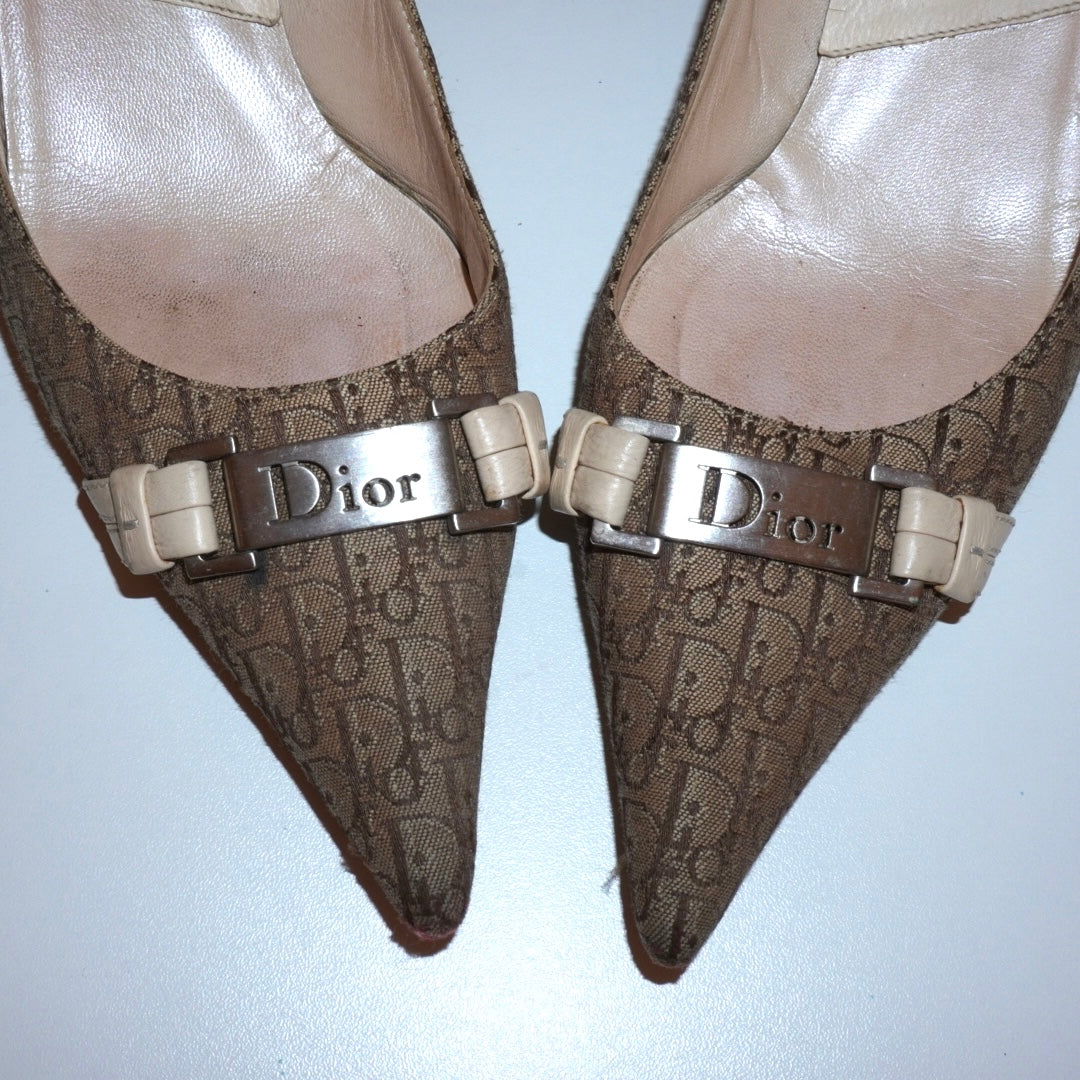Dior Monogram Heels (38)