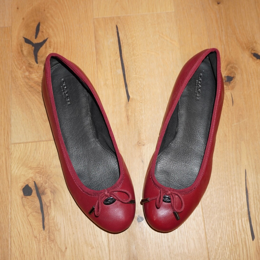 Coach Leather Flats (37)