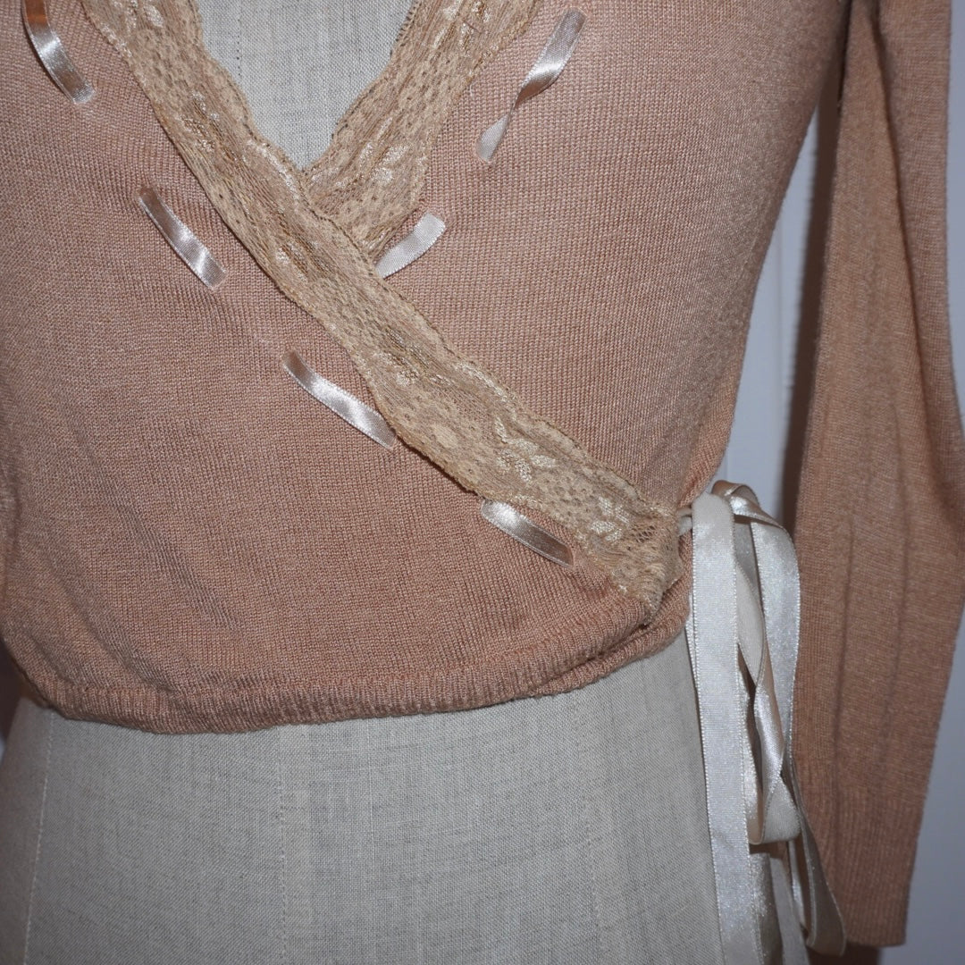 Lace Wrap Top (S)