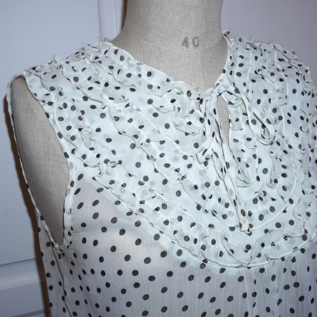 Polkadot Ruffle Top (L)