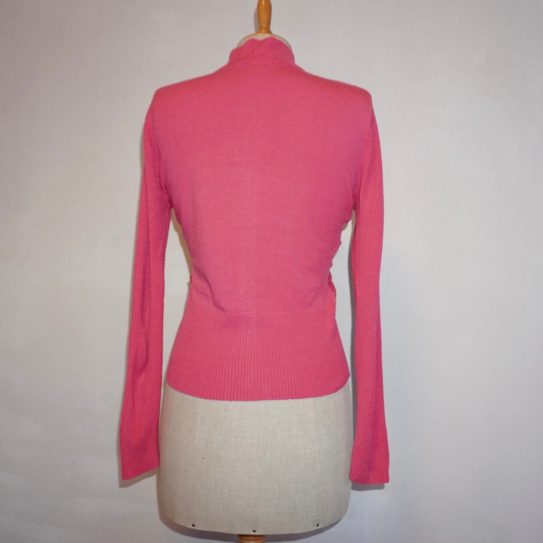 Ruched Zip-up Jacket (M)